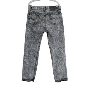 Levis 501 Vintage Acid Wash Denim Jeans 32 x 30 100% Cotton Made In USA